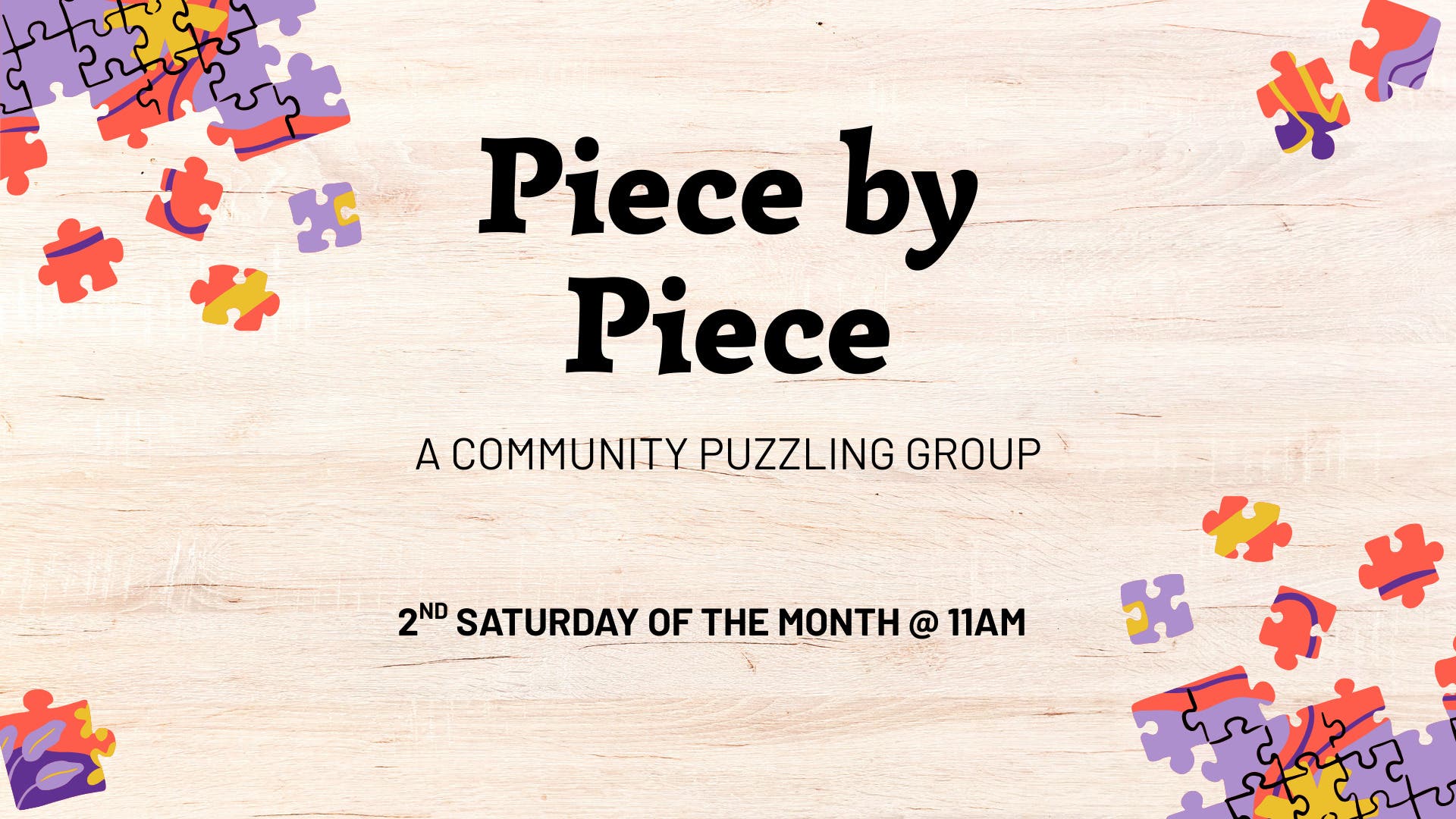Piece by Piece: A Community Puzzling Group