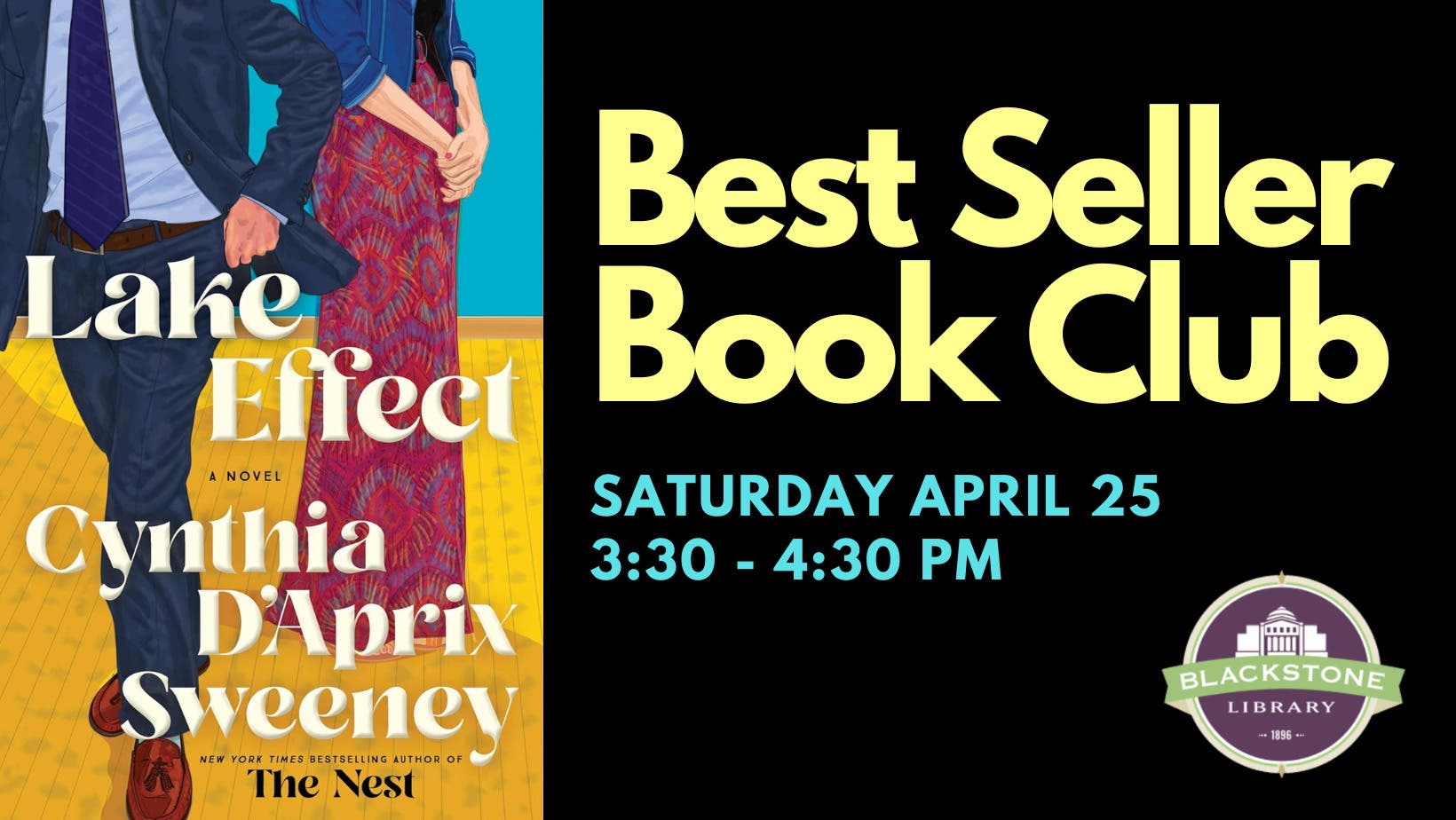 Best Seller Book Club: Lake Effect by Cynthia D’Aprix Sweeney