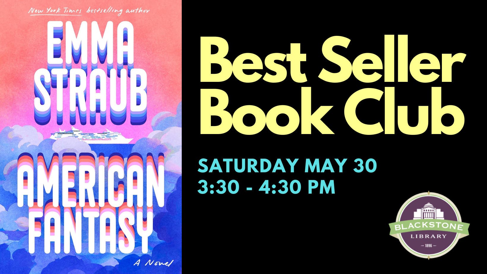 Best Seller Book Club: American Fantasy by Emma Straub