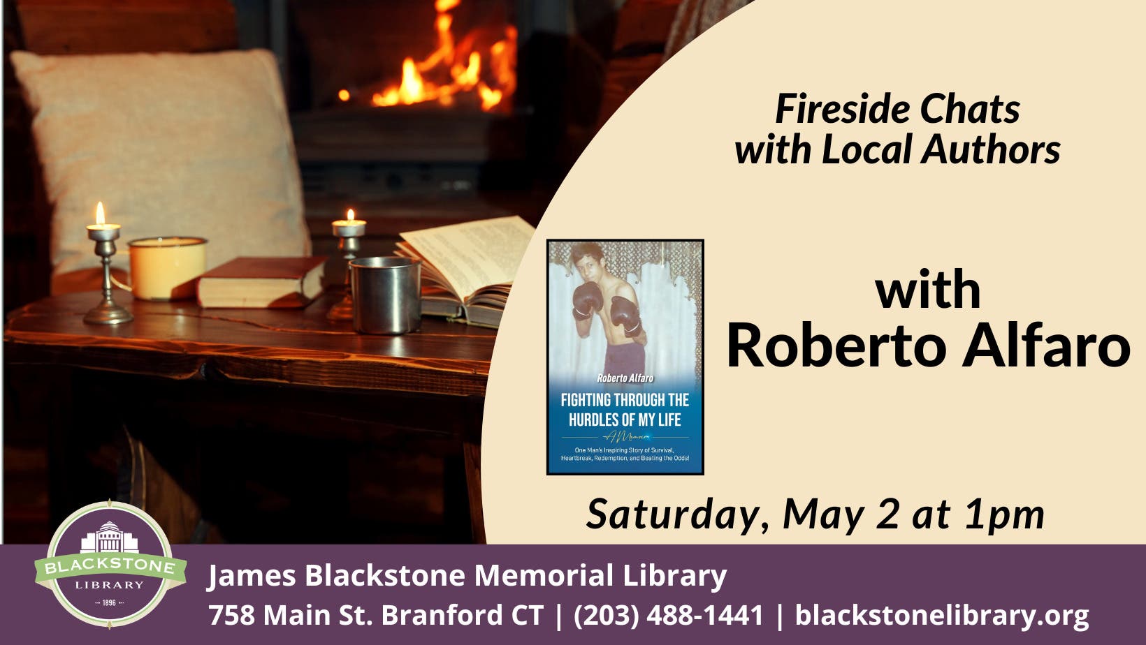 Fireside Chats with Local Authors: Roberto Alfaro