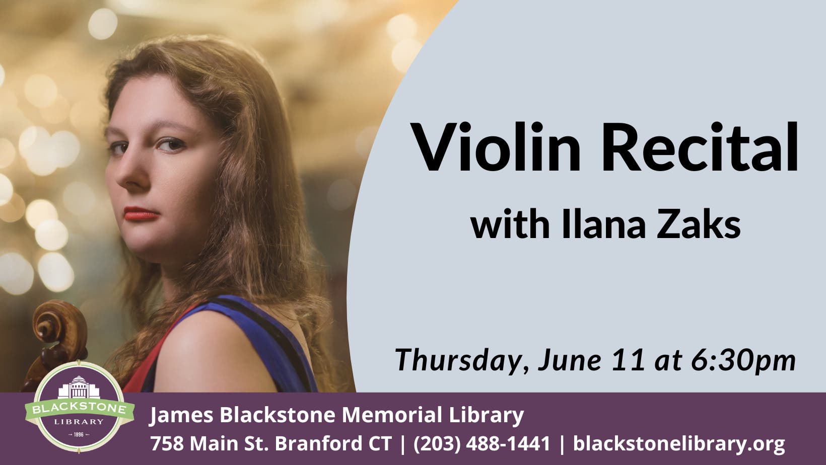 Violin Recital with Ilana Zaks