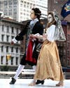 Carlos Fittante and Robin Gilbert perform a Baroque dance