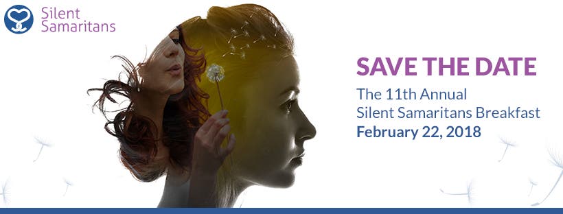 Silent Samaritans Breakfast Event Feb 22 at Hotel Arista
