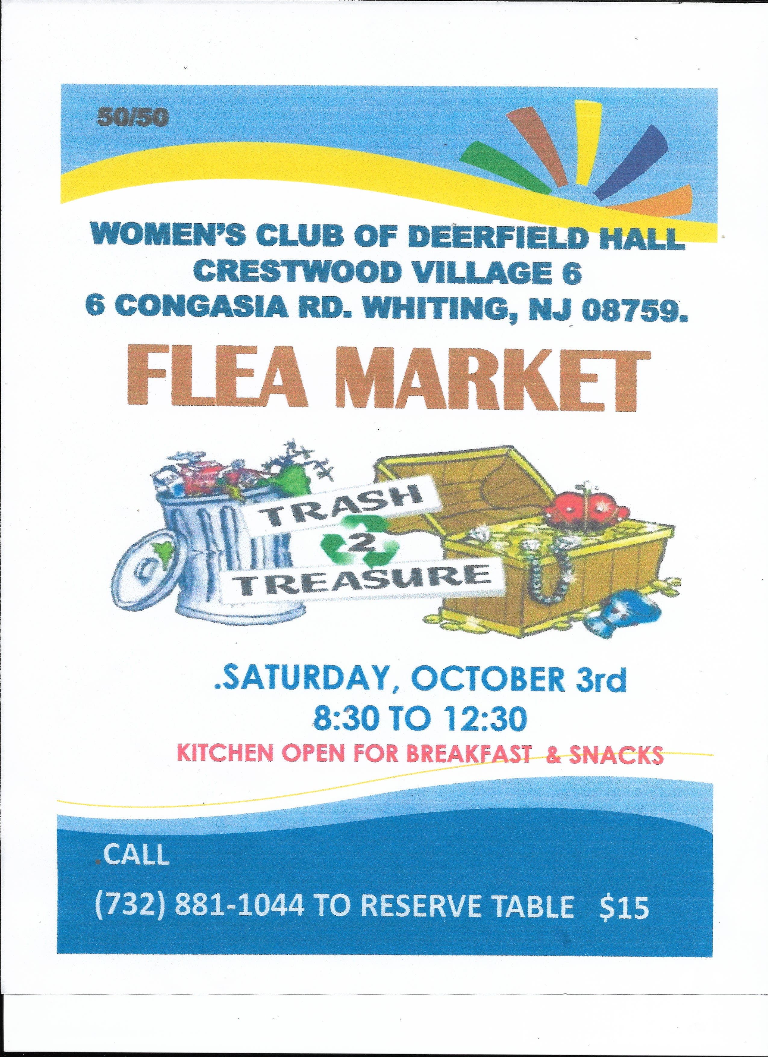 Flea Market/Health Fair Crestwood Village VI Whiting