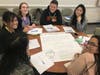 Students in the Environmental Youth Leadership Network map out a community impact project. The program is part of the county Office of Education's Environmental Literacy and Sustainability Initiative, which won a 2020 Sustainability Award.