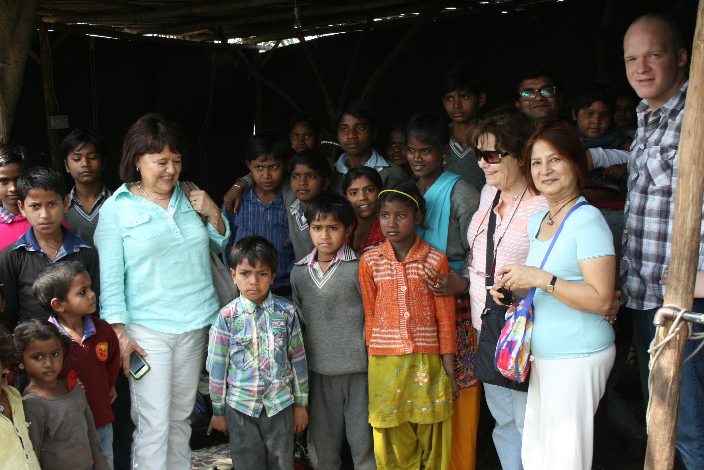 Barrington Residents visiting Yamuna School