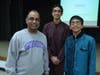 Prashanth with his father and brother