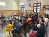 Serving food from Hummus Funds at an Orphanage in Bareilly, India 