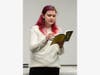 In an interpretative reading presentation, Kailey Mauldin of the Elmira 4-H Club reads from, “The Secret Life of Bees."
