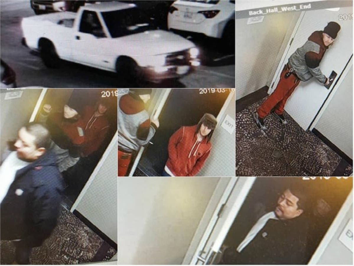Napa police say these three suspects broke into a Napa hotel March 16, 2019 and took $1,000 in tools and cables boxes.