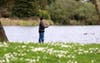 A little fishing on the first weekend of spring 2019 in Rohnert Park, CA.