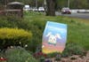 The "Easter Bunny" at Kunde Family Winery, 9825 Sonoma Highway, Kenwood, California