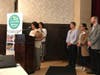 Karla Lounibos receives the 2019 Health Hero Award for her work at Petaluma Adult School.