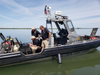 Contra Costa County sheriff's Marine Service unit searches Delta waters for a small plane that went down June 9, 2019.