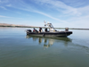 Contra Costa County sheriff's Marine Service unit searches Delta waters for a small plane that went down June 9, 2019.