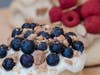 Cinnaholic's "Blueberry Pie" roll 