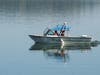 A sheriff's team searches Lake Mendocino for signs of Vincent Soto, 40, missing since June 11 and last seen at the lake.