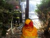 City and county fire crews respond to a blaze near a Rohnert Park apartment complex, July 17, 2019.