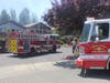 Rohnert Park and Sonoma County fire crews respond to a fire near Edgewood Apartments, July 17, 2019.
