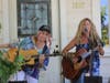 The Sweet Burgundy band plays at Napa Porchfest, July 28, 2019.