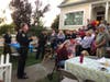 Benicia, California police Chief Erik Upson speaks with community members on National Night Out, Aug. 6, 2019.