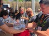 Jackson Family Wines sales staff and family members prepare emergency kits Aug. 1, 2019 at Oakville Winery.