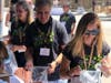 Jackson Family Wines sales staff and family members prepare emergency kits Aug. 1, 2019 at Oakville Winery.