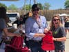 Jackson Family Wines sales staff and family members prepare emergency kits Aug. 1, 2019 at Oakville Winery.