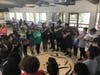 Native American students from Sonoma and Marin counties participate in Sound In The Silence – SiS – curriculum as part of a week-long camp in Cazadero sponsored by Graton Rancheria.