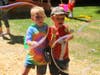 Miles Lemieux, 5, and James Gegler, 5, both of Napa, had fun at the Circus Imagination kids' play area, Wednesday, Aug. 7, 2019.