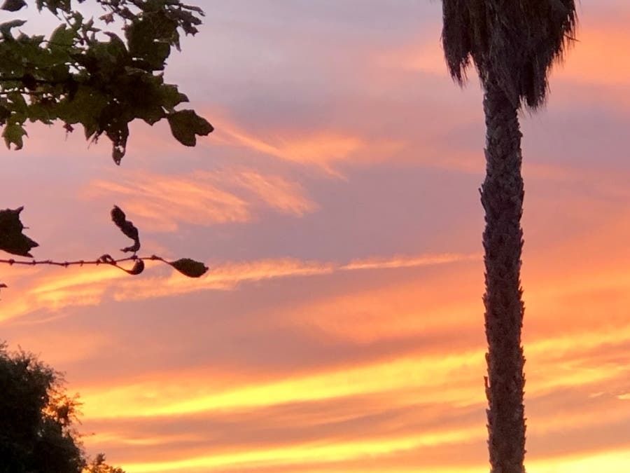 Sunset in Concord, California