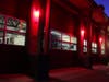 St. Helena's fire and police departments were among the few places with lights on the evening of Wednesday, Oct. 9, 2019 in St. Helena, Napa Valley, California.