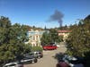 Pinole police shared this photo to Twitter of smoke from a tank fire at a NuStar oil refinery facility Tuesday, Oct. 15, 2019 in Contra Costa County, California.