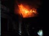 A fire Saturday, Oct. 19, 2019, consumes a home under construction in Martinez, California.