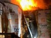 A fire Saturday, Oct. 19, 2019, consumes a home under construction in Martinez, California.