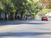 The streets of downtown Healdsburg are empty Saturday, Oct. 26, 2019, while all residents were evacuated.