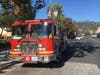 Fire crews from Los Angeles, Riverside and San Marcos were seen staging in downtown Calistoga around 3 p.m. Tuesday, Oct. 29, 2019.
