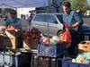 The city of Santa Rosa hosts a food donation and distribution event for Kincade Fire evacuees and residents impacted by PG&E's public safety power shutoffs,, Friday, Nov. 1, 2019 at the Santa Rosa Fire Department Training Center on West College Avenue. 