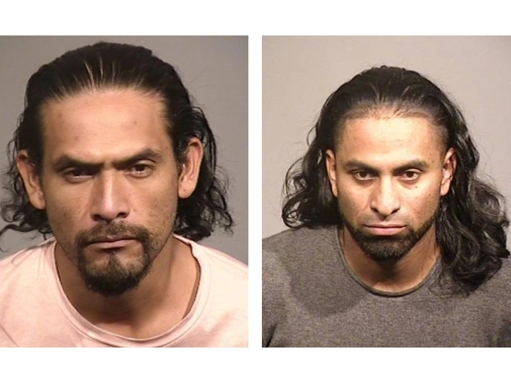 Accused mail thieves Juan Nunez-Alvarado and Anderson Hernandez were booked into Sonoma County Jail Monday, Nov. 4, 2019, according to Petaluma police.