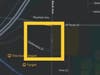 A yellow square depicts where a live grenade was found Thursday behind a Fairfield business prompting evacuations, according to police.