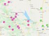Purple indicates communities power still needs to be restored in the North Bay as of noon Thursday, Nov. 21, 2019.