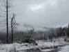 Snow on The Geysers ridge line, as seen from Cobb Mountain, Thursday, Jan. 16, 2020.