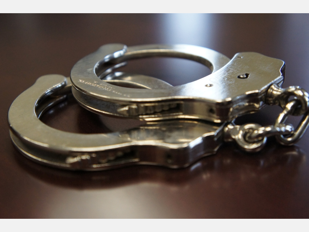 Justin E. Link of Petaluma was arrested Tuesday when police responded to a report he was threatening a neighbor with two samurai swords.