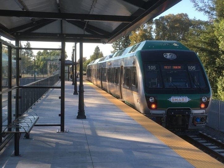 The second Petaluma SMART station would be located at Corona Road and N. McDowell Boulevard.