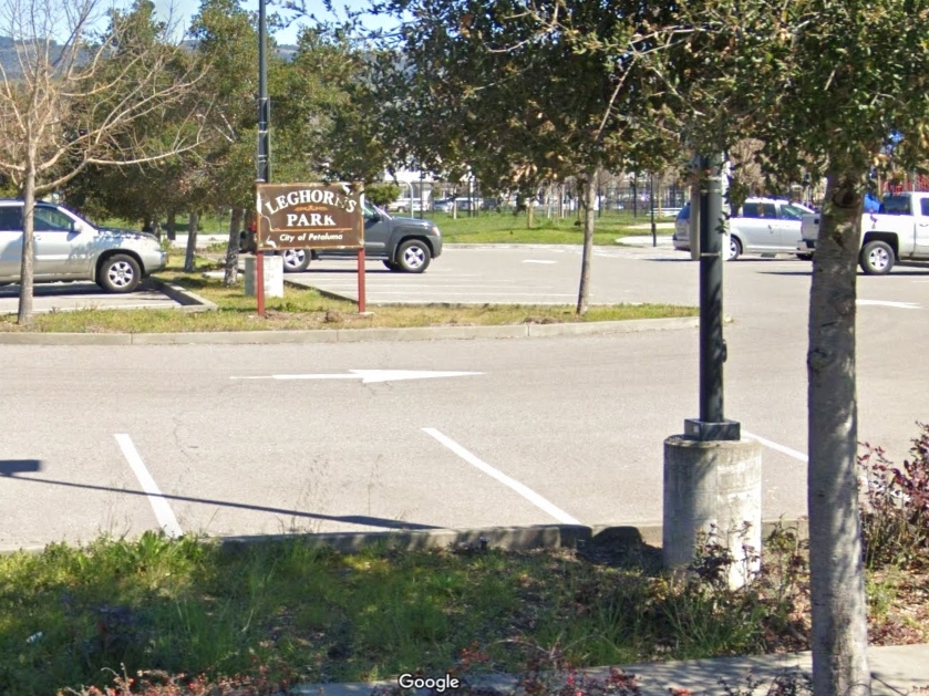 The tennis courts at Leghorn's Park, 690 Sonoma Mountain Parkway, were approved by City Council as a place for public art to be exhibited.