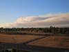 Smoke from the Sonoma County LNU Lightning Complex fires is pictured at sunset Wednesday.