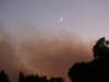 A smoky sunset during the LNU Lightning Complex fires in Sonoma County.