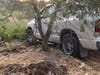 Santa Rosa police are investigating a collision involving the driver of this white pickup truck Tuesday on state Highway 12.