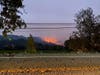 The Glass Fire is pictured Sunday evening from 4523 St .Helena Highway in Calistoga.