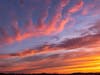 Saturday's sunrise looking east from Vallejo, California.